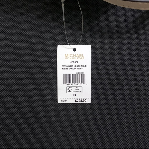 MICHAEL KORS Jet Set Crossbody Medium Logo Camera Bag w/ Matching Zip Wallet - Picture 12 of 12